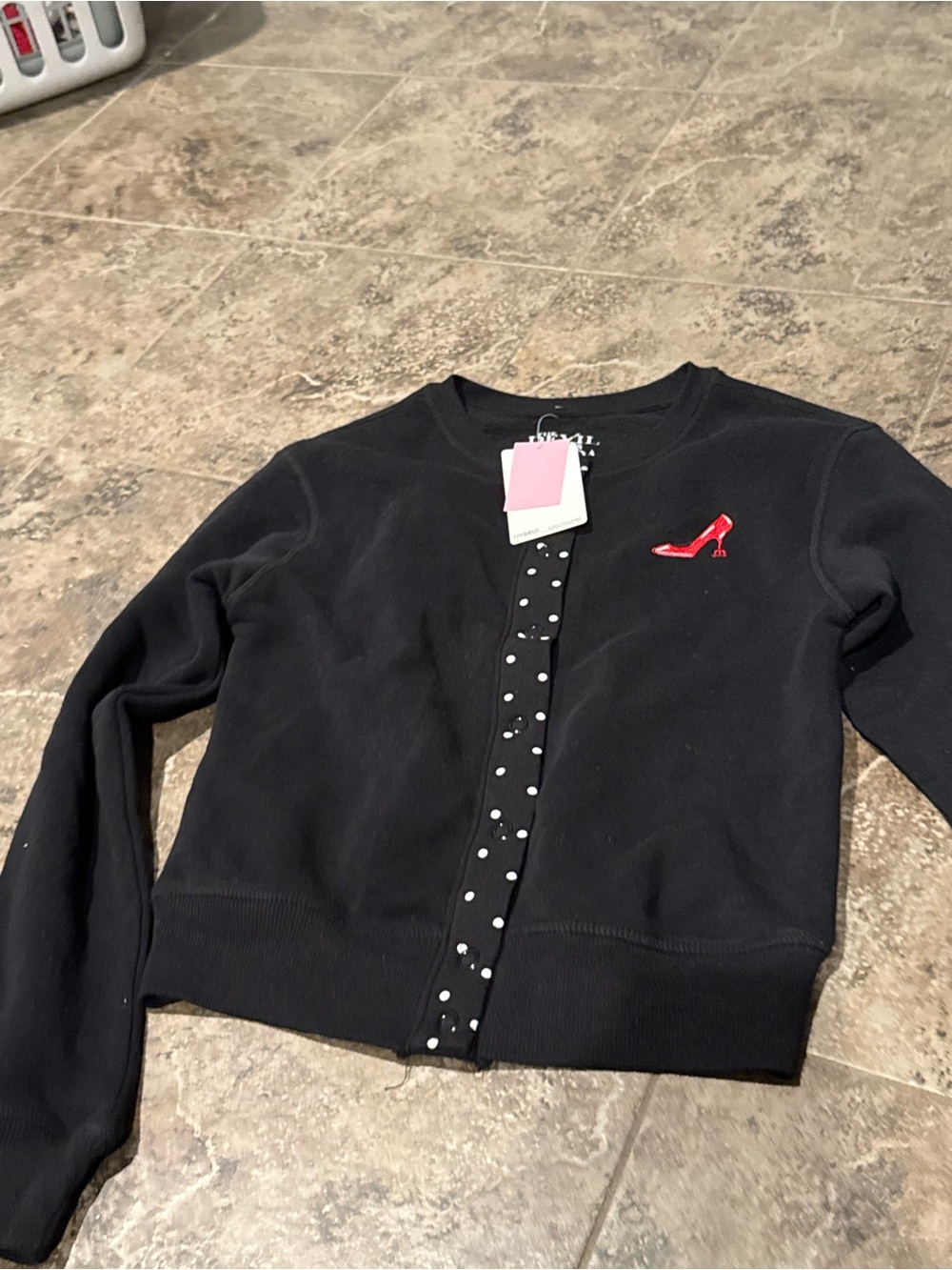 🫑Black Women's The Devil Wears Prada Cardigan button Jacket